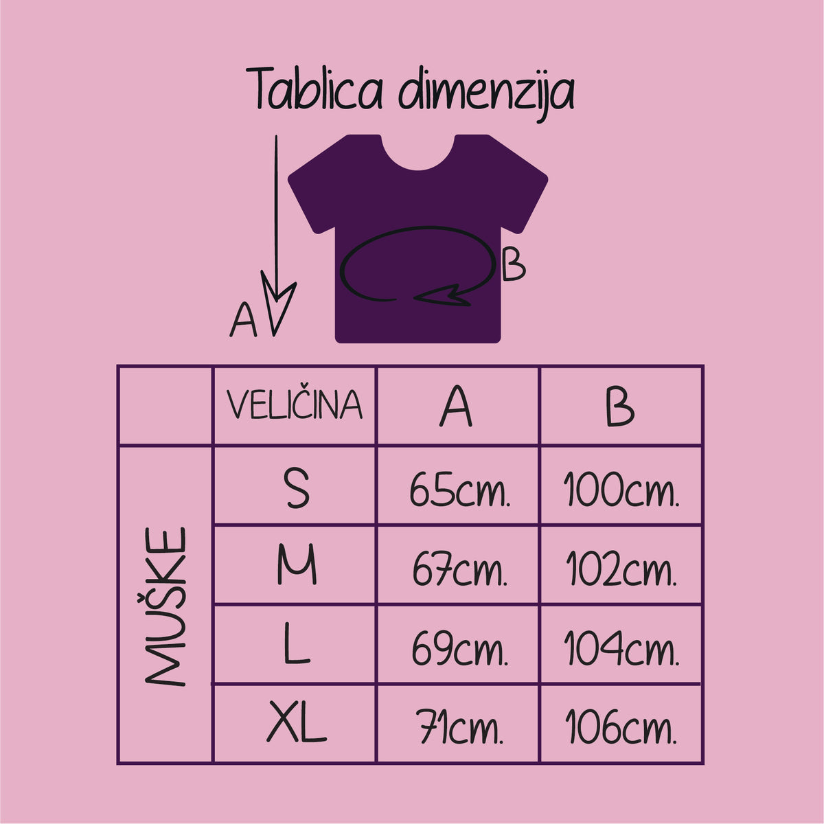 Muška majica - Pomalo (valovi)
