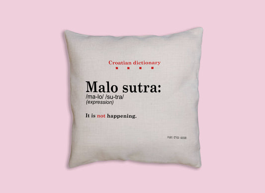 Jastučnica - Croatian dictionary - Malo sutra