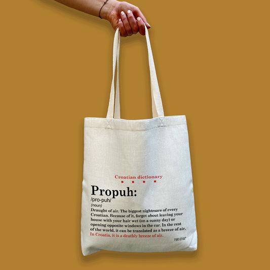 Torba - Croatian dictionary - Propuh